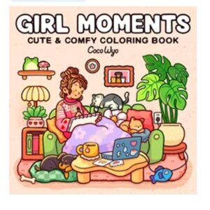"Girl Moments" advance coloring book !